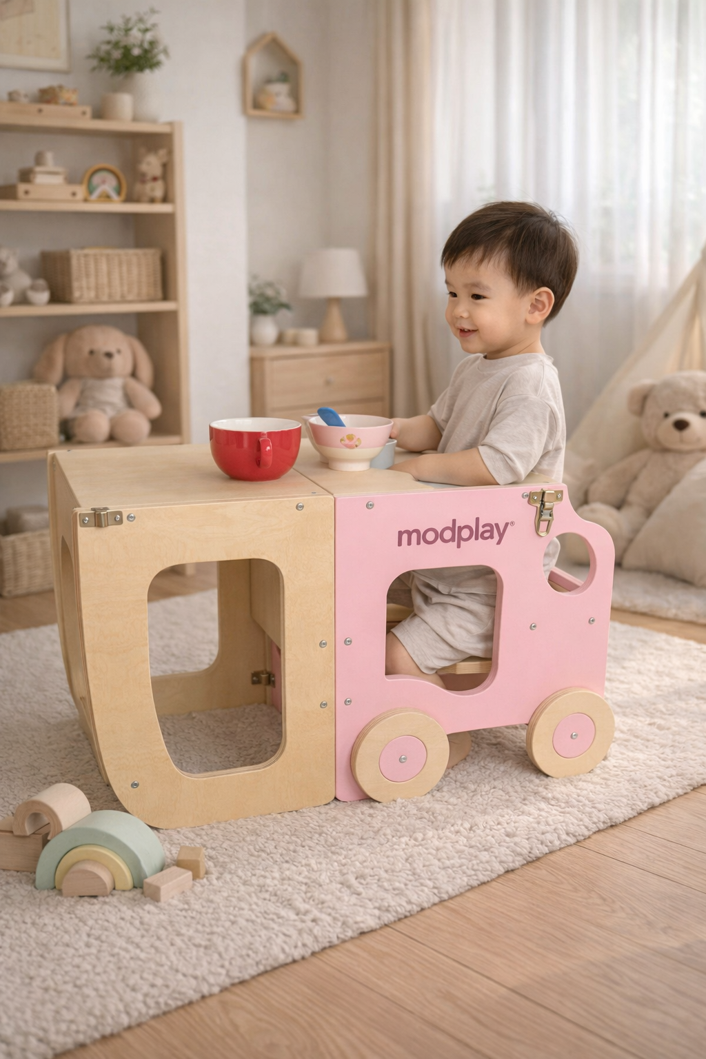 Нэг тавилга. Гурван хэрэглээ. (Montessori суралцах шат)