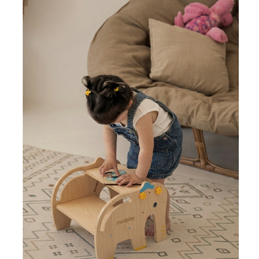 Хувирдаг Хүүхдийн Туслах Шат 2in1 (Montessori Helper Tower)